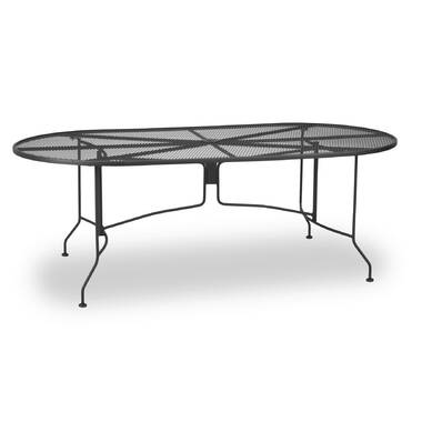 Metal mesh discount outdoor dining table